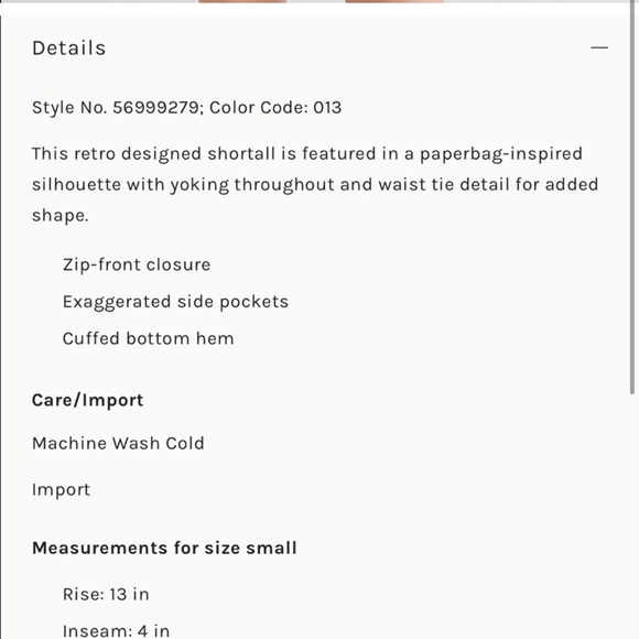 NWT FREE PEOPLE Palm Valley Shortall L - Picture 5 of 6